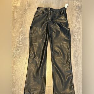 Brand New Curve Love 90s Straight Leather Pants